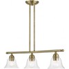 Livex Lighting Moreland 3 - Light Chandelier in  Antique Brass - 3 of 4