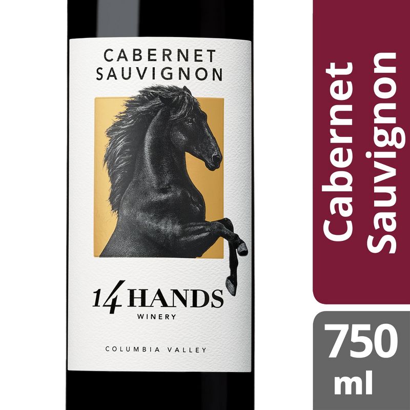 14 Hands Cabernet Sauvignon Red Wine - 750ml Bottle, 3 of 8