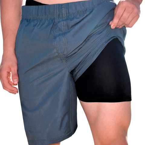 City Threads Men's Quick-Dry Separate Swim Liner for Under Trunks - Black, XX Large