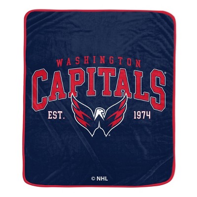 NHL Washington Capitals Vintage Arch Block Ultra Soft Blanket