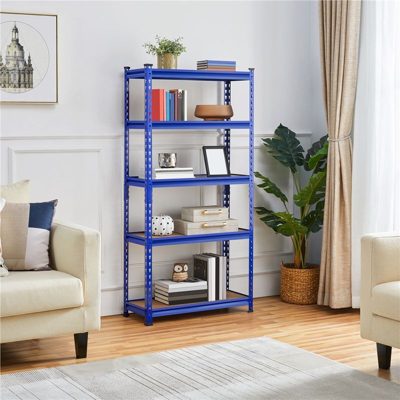 Yaheetech 5-Tier Storage Shelves Steel Frame with Adjustable Shelves Boltless, 2 of 7