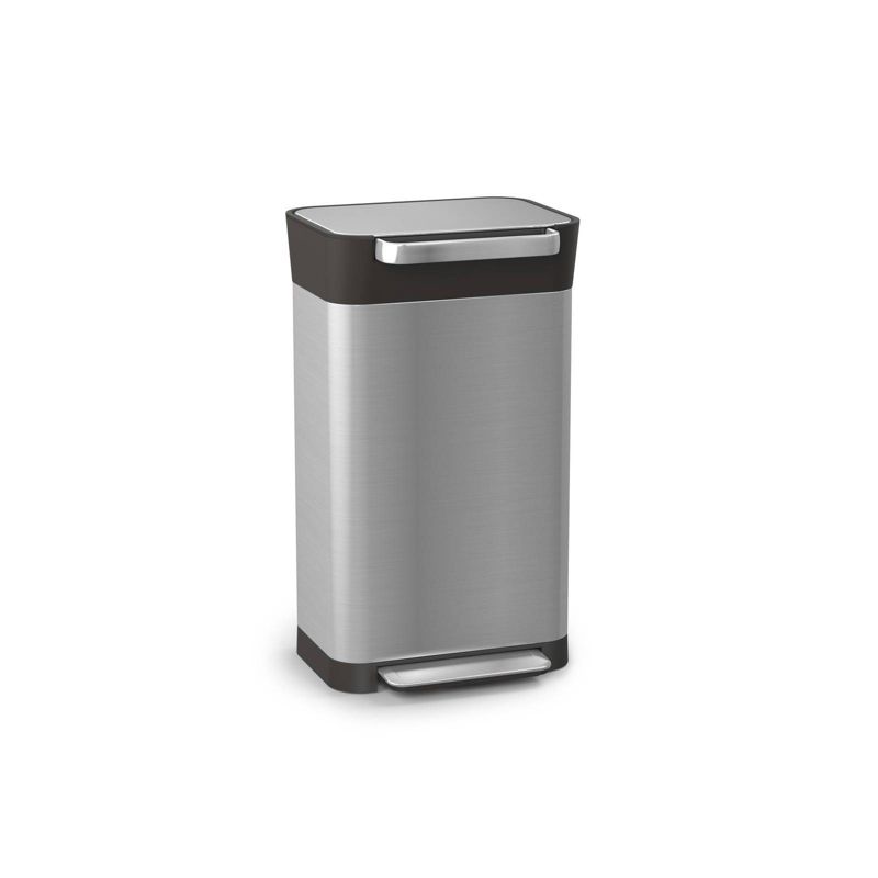 Joseph Joseph Stainless Steel 30L Step Trash Can Compactor, 1 of 10