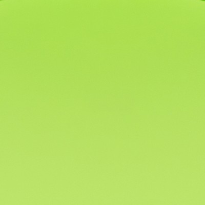 Green Metal Armless Stacking Chair with Perforated Back