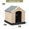 41in x 38in Outdoor Dog House Large Pet Shelter All Weather Sturdy Kennel with Airflow - 2 of 4