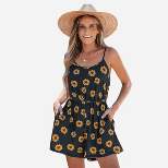 Women's Sunflower Cami Romper - Cupshe