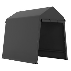 COZONY Outdoor Storage Shelter, Portable Garage with Ventilation, Waterproof UV Resistant Shelter for Motorcycle Tools - 1 of 4