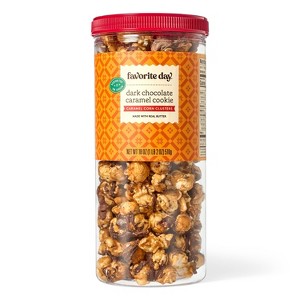 Christmas Dark Chocolate Caramel Cookie Caramel Corn Clusters Popcorn - 18oz - Favorite Day™ - 1 of 3