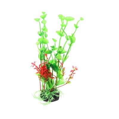 Unique Bargains Aquarium Plants Decorations Artificial Aquatic Plant Green 7.87" 1 Pcs