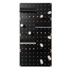 Sevobal Pet Tower Wall Mounted Cat Shelves and Steps, Floating Cat Tree on Pegboard, Cat Climber Set, Black, 15.74"*7.87"*31.49" - 2 of 4