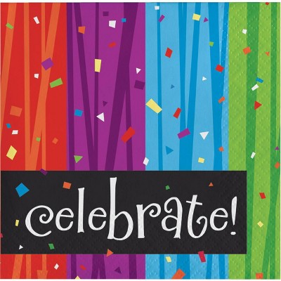 48ct Milestone Celebrations Beverage Napkins