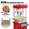 INFURNIC Popcorn Poppers Popcorn Machine with Cart 8 Oz Capacity 850W High Output for Parties and Events, Red, 30.3"*15.34"*17.9" - 4 of 4