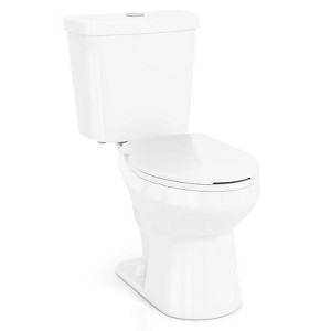 Costway Two-Piece Elongated Toilet with 17.5" ADA Comfort Chair Height Seat MAP 1000g - 1 of 4