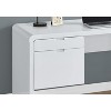 Monarch Specialties Computer Desk Home Office Laptop Left Right Set-Up Storage Drawers 60InchL Work Laminate Glossy White Contemporary Modern - 3 of 4