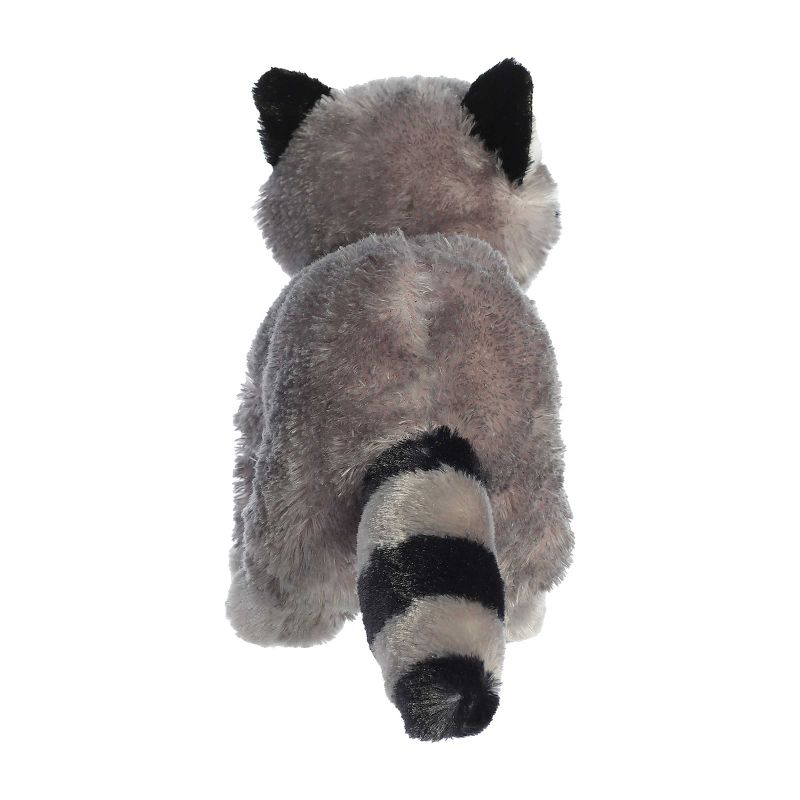 Aurora Flopsie 12" Bandit Raccoon Grey Stuffed Animal, 4 of 5