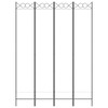 vidaXL 4-Panel Room Divider White 63"x86.6" Fabric - 3 of 4