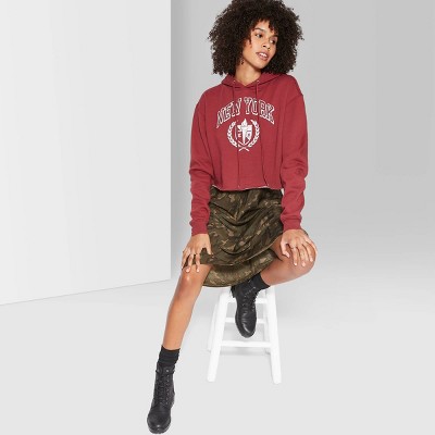 wild fable cropped hoodie