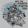 Men's Star Wars The Mandalorian May the Fourth Be With You T-Shirt - 2 of 4