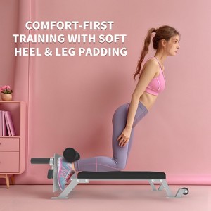 Adjustable Hamstring Curl Bench with Wheels Nordic Bench, Nordic Curl Machine, for Home Gym - 1 of 4