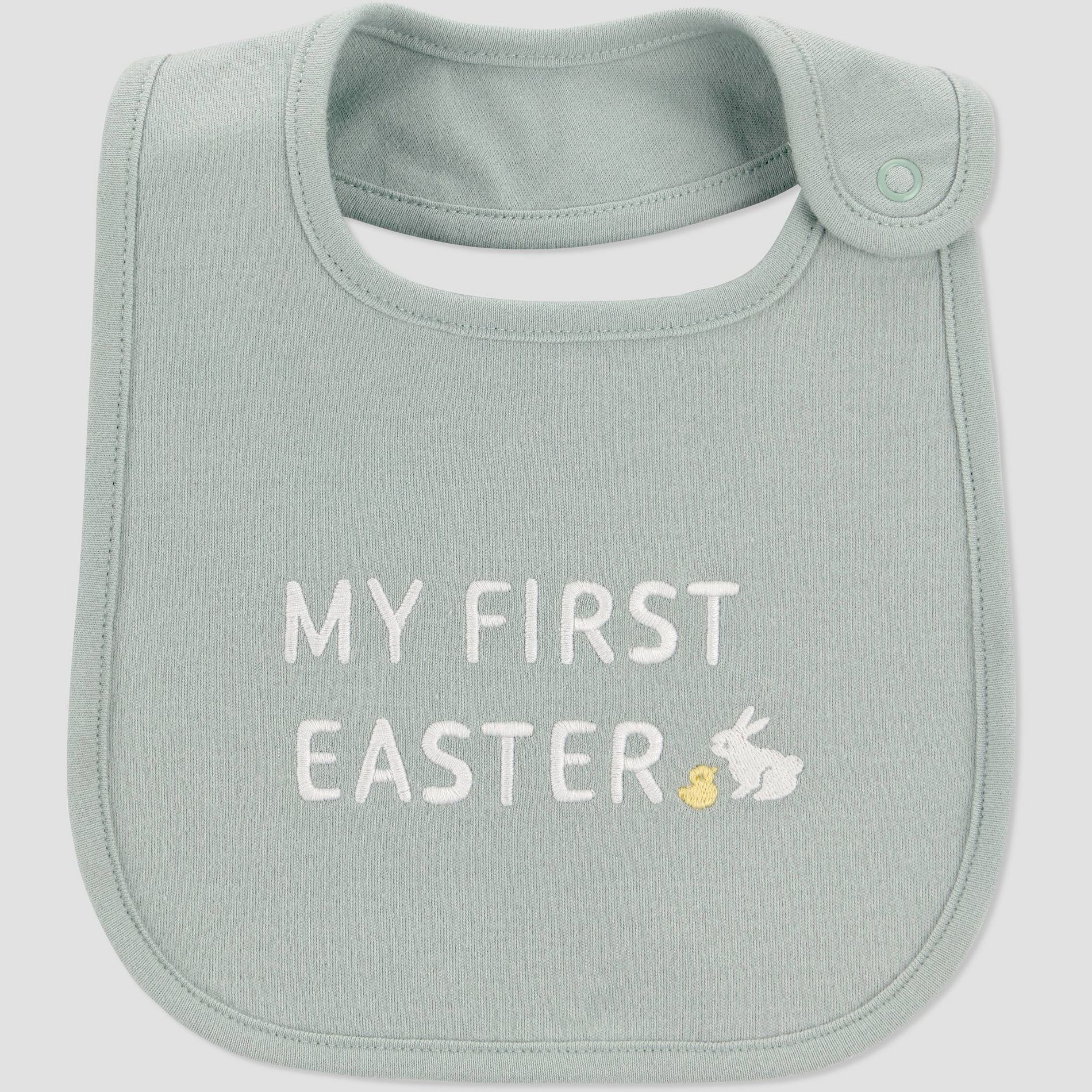 Carter's Just one you® Baby My 1st Easter Bib - Green