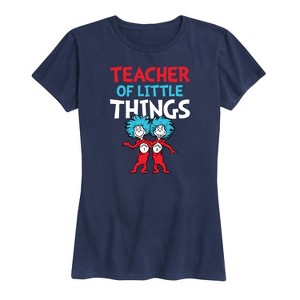 Women's - Dr. Seuss - Teacher Of Little Things Short Sleeve Graphic T-Shirt - 1 of 4