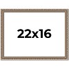 PosterPalooza | Deco Silver Picture Frame - UV Acrylic, Backing Board, Hanging Hardware Included - 2 of 4