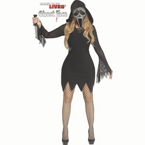 Fun World Girls' Ghostface Lives! Bling Ghostface Dress Costume - 1 of 1