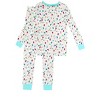 RuffleButts SoftSnooze Big Girls Ruffle Long Sleeve Pajama Set - 2 of 4