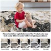Luxury Washable Rug - Abstract Marble Non-Slip Accent Rug for Living Room & Kitchen - 2 of 4