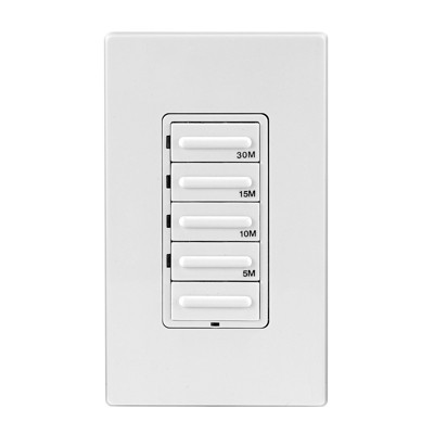 Leviton - Decora - Indoor - Countdown Timer - 120 V - White