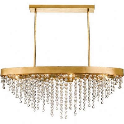 Crystorama Lighting Winham 8 - Light Chandelier in  Antique Gold