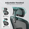 Lycvki Ergonomic Office Chair with High Back with Armrests and Adjustable Lumbar Support - 4 of 4