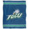 Florida Gulf Coast University Primary Logo Silky Touch Blanket White 50x60 - 2 of 4