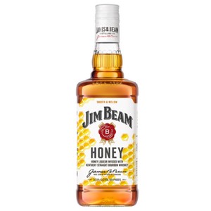 Jim Beam Honey Bourbon Whiskey - 750ml Bottle - 1 of 4