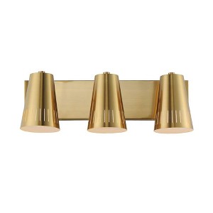 Maxim Lighting Helsinki 3 - Light Vanity in  Natural Aged Brass - 1 of 4