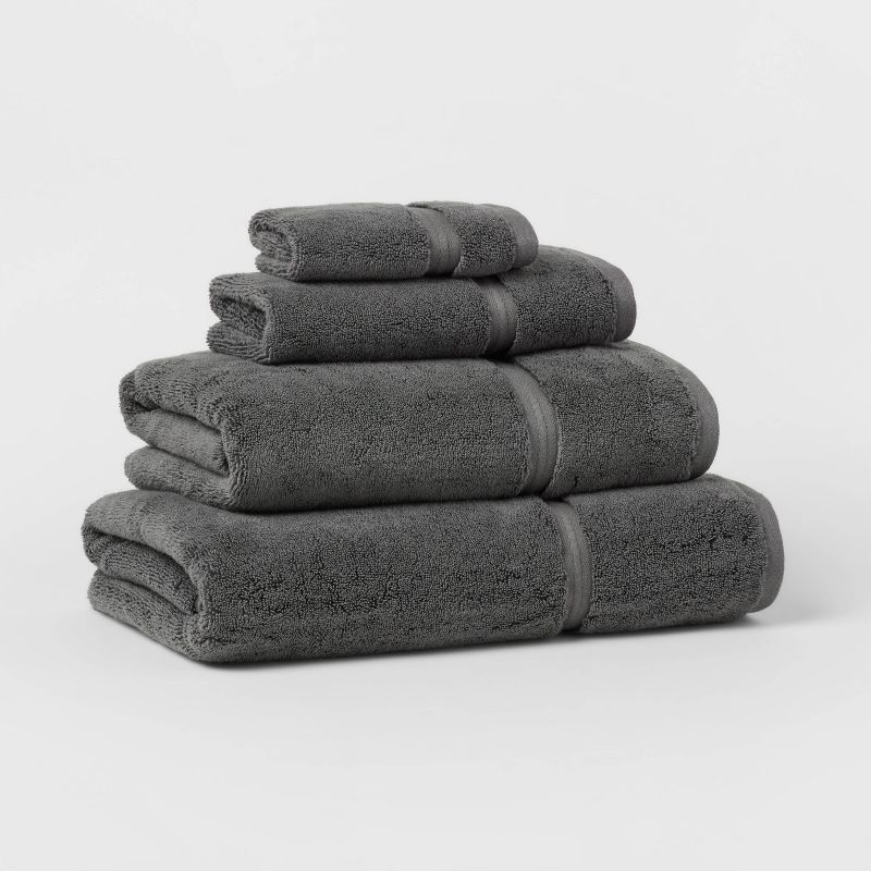 Spa Plush Hand Towel Dark Gray - Threshold&#8482;, 5 of 6