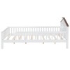 CAVINAS Platform Bed Twin Size Modern Wooden Bed Frame with Storage Shelf, Headboard and LED Light for Bedroom - 3 of 4