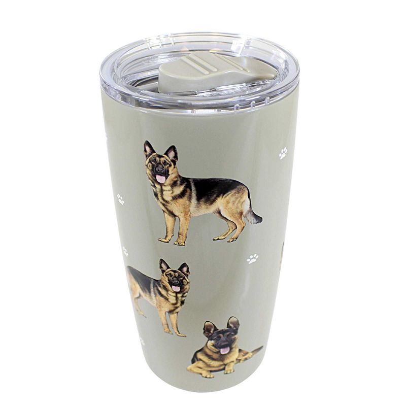 E & S Imports 7.0 Inch German Shepherd Serengeti Tumbler Hot Or Cold Beverages Tumblers, 2 of 4