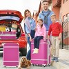 4 Piece ABS Luggage Set with Spinner Wheels TSA Lock and Travel Cosmetic Case Lightweight for Vacation - Cuddlewood - 2 of 4