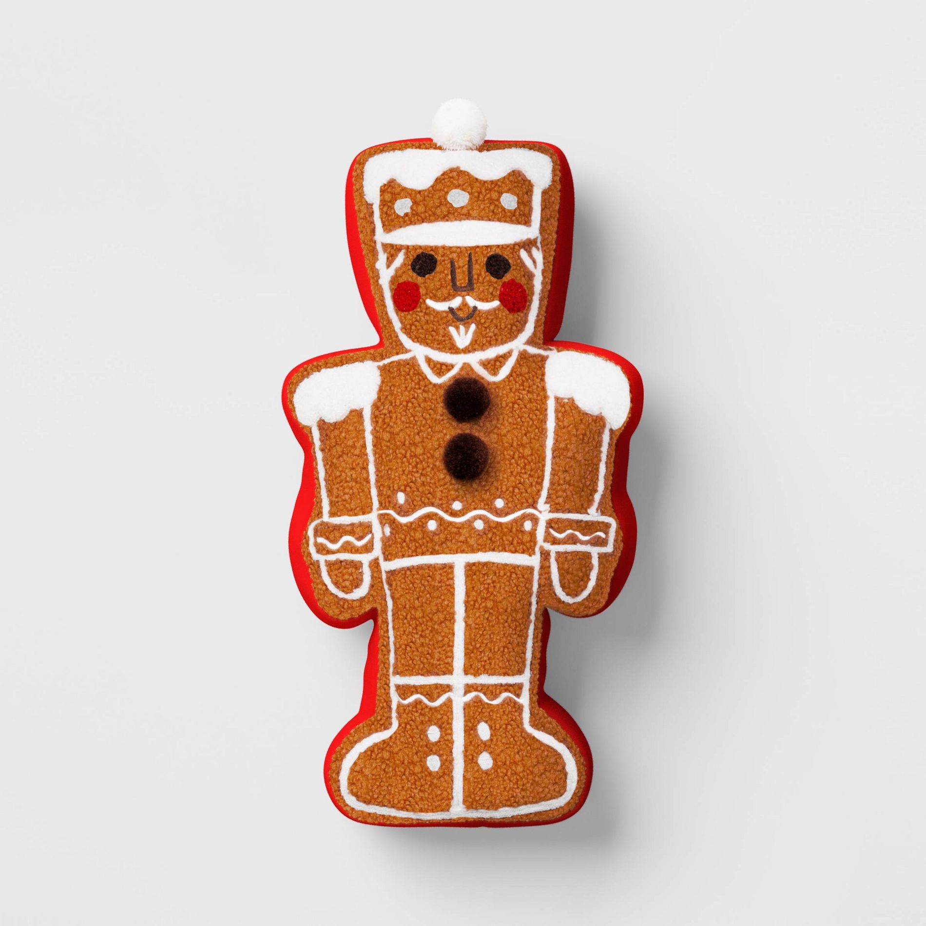 Christmas Gingerbread Nutcracker Pillow - Wondershop™