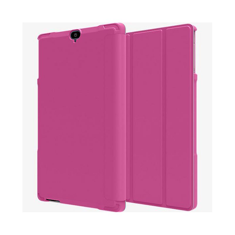 Verizon Folio Case and Tempered Glass Bundle for Ellipsis 8 HD - Pink, 1 of 5