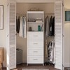 Nevaeh Ridge 4 Drawer Closet Storage, White - 2 of 4