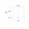 Elk Home Menlow Park 3 - Light Island Pendant Light in  Oiled Bronze - 2 of 3