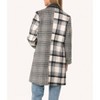 Women's Darby Patchwork Plaid Coat - LOVESTITCH - 3 of 3
