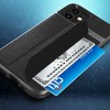 Vena vCommute For Apple iPhone 12 mini Case Wallet, Case with Stand Leather Card Holder [Military Grade Drop Protection], Black - 2 of 4