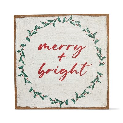 tagltd Merry & Bright Wall Art