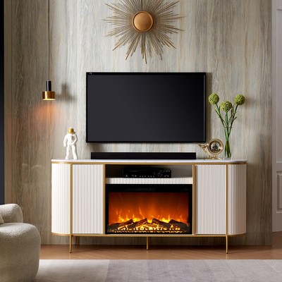 White Marble Tv Stand Target