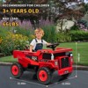 Jojoka 12V Ride On Dump Truck with Remote Control, Electric Vehicle Toy with Auto-Lift Bed, Shovel, LED Lights, Music, 16.5" Seat - 3 of 4