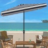 Elsa Fashion Line 6.5 X 10 Ft Rectangle Umbrella - PAT8303 - Safavieh - 2 of 4