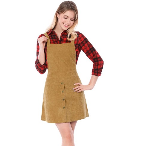 Womens cord outlet pinafore