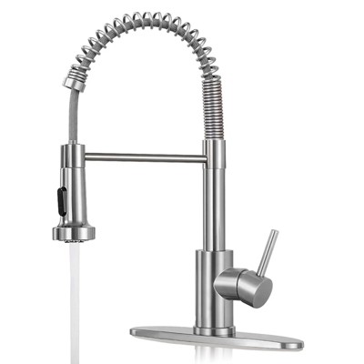 SUGIFT Single Handle Kitchen Faucet with Pull Down Sprayer Sink Tap Upgrade